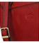 Dámska kožená crossbody kabelka tmavočervená - Katana Baylei