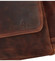 Pánska kožená taška hnedá - Greenwood Onwrite