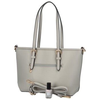 Dámska elegantná kabelka cez rameno šedá - FLORA&CO Elmary