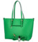 Dámska elegantná kabelka cez rameno zelená - FLORA&CO Viola