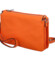 Dámska kožená listová kabelka oranžová - ItalY Bonnie