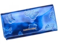 Dámska kožená peňaženka modrá - Gregorio Eugenina