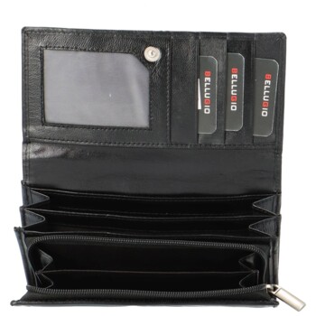 Dámska kožená peňaženka čierna - Bellugio Ermína