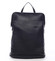 Dámsky kožený batôžtek kabelka čierny - ItalY Houtel