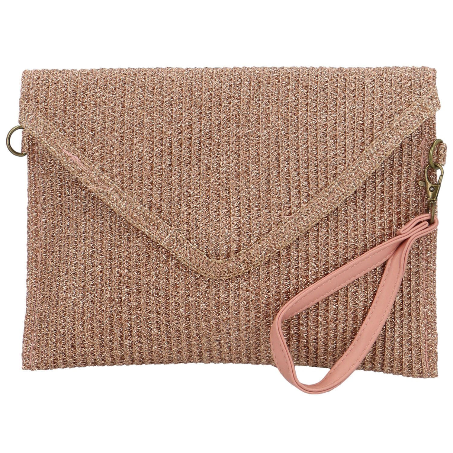 Dámska listová kabelka ružová - Firenze Paola