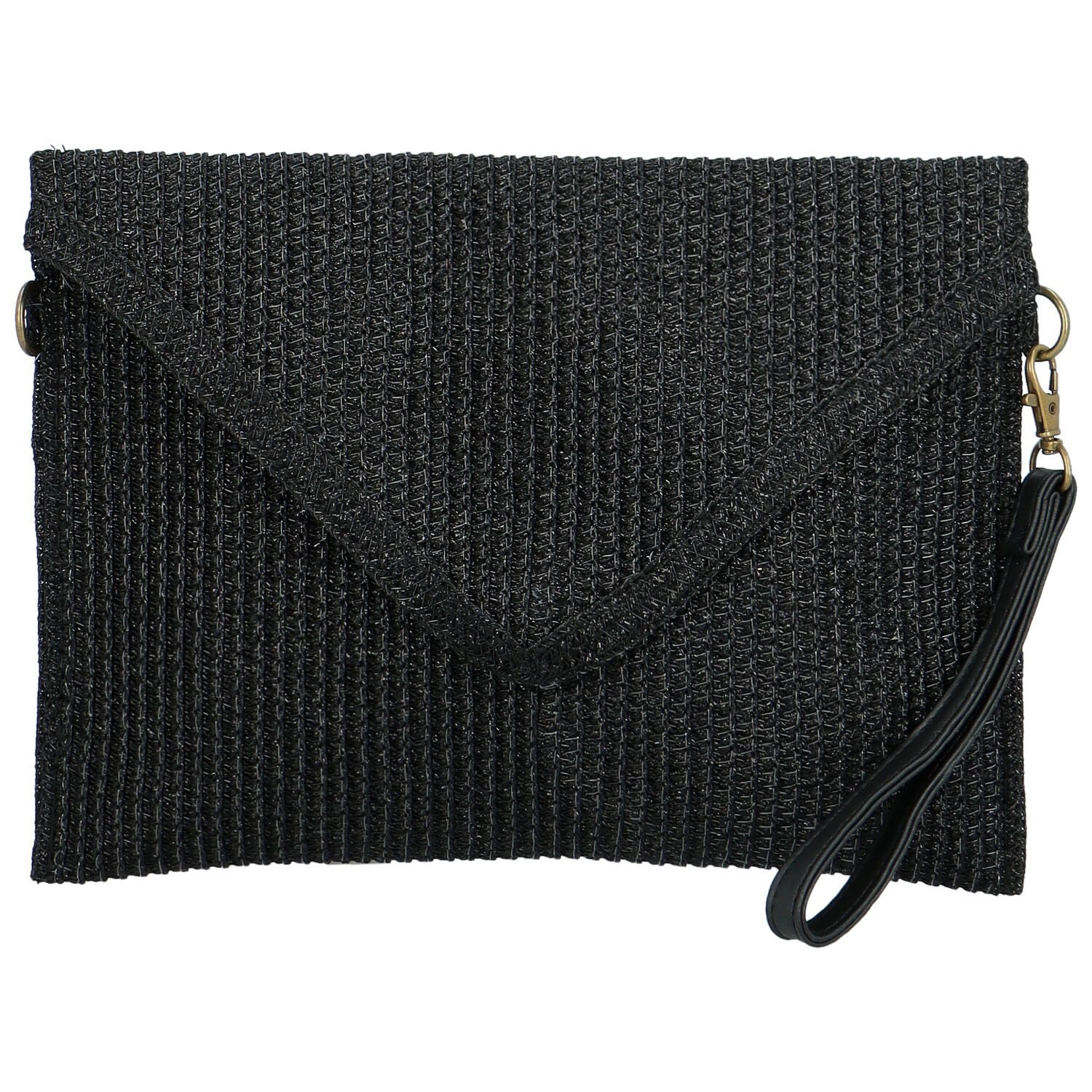 Dámska listová kabelka čierna - Firenze Paola