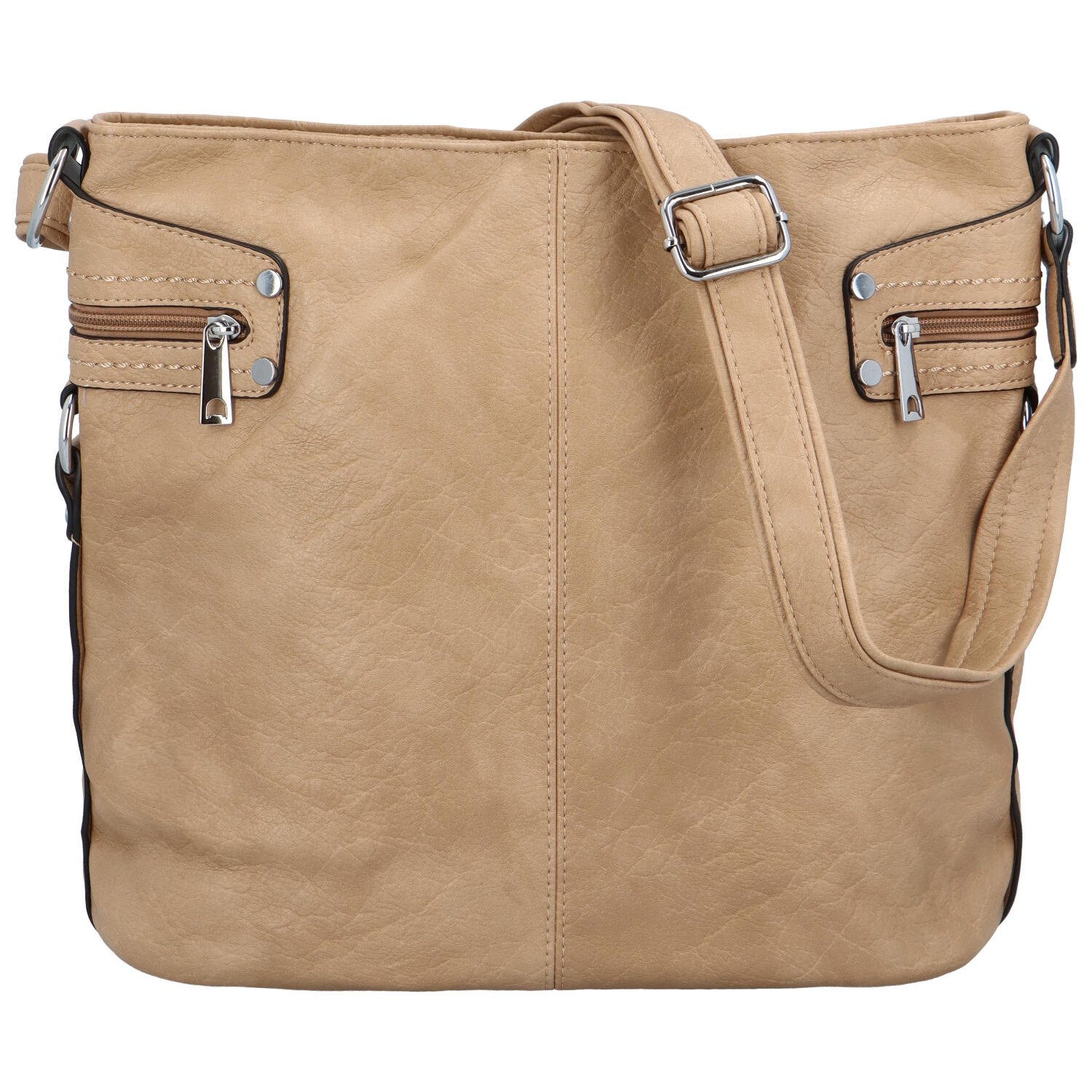 Dámska crossbody kabelka tmavo béžová - Mahel Serena