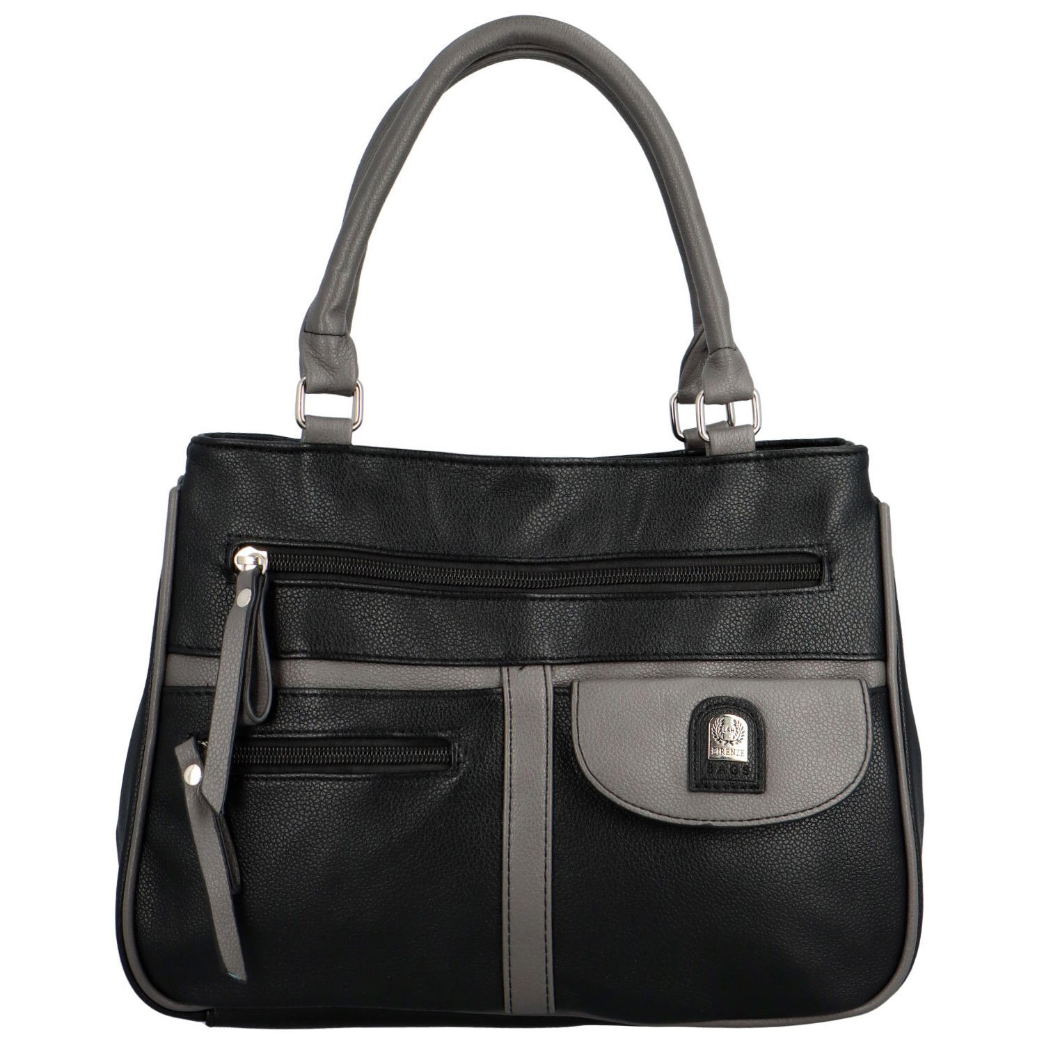 Dámska kabelka do ruky čierno/sivá - Firenze Aryana Teea