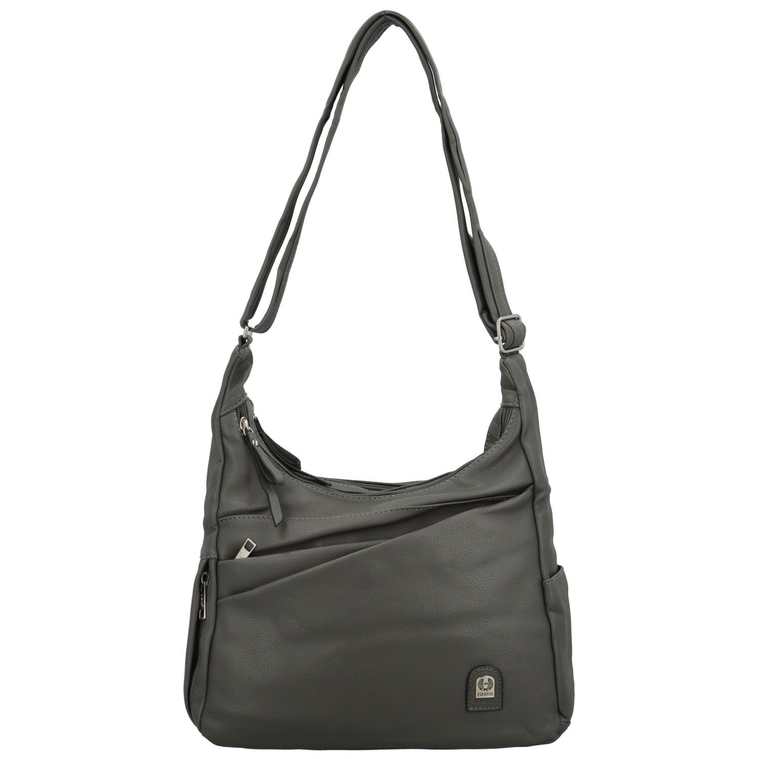 Dámska crossbody kabelka tmavo šedá - Firenze Kathy