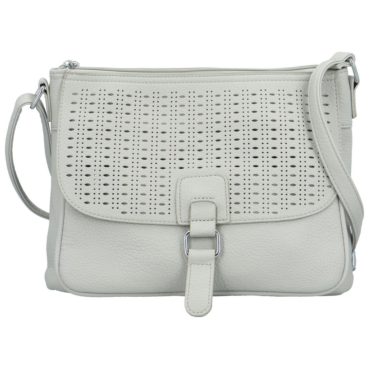 Dámska crossbody kabelka svetlosivá - Herisson Shane