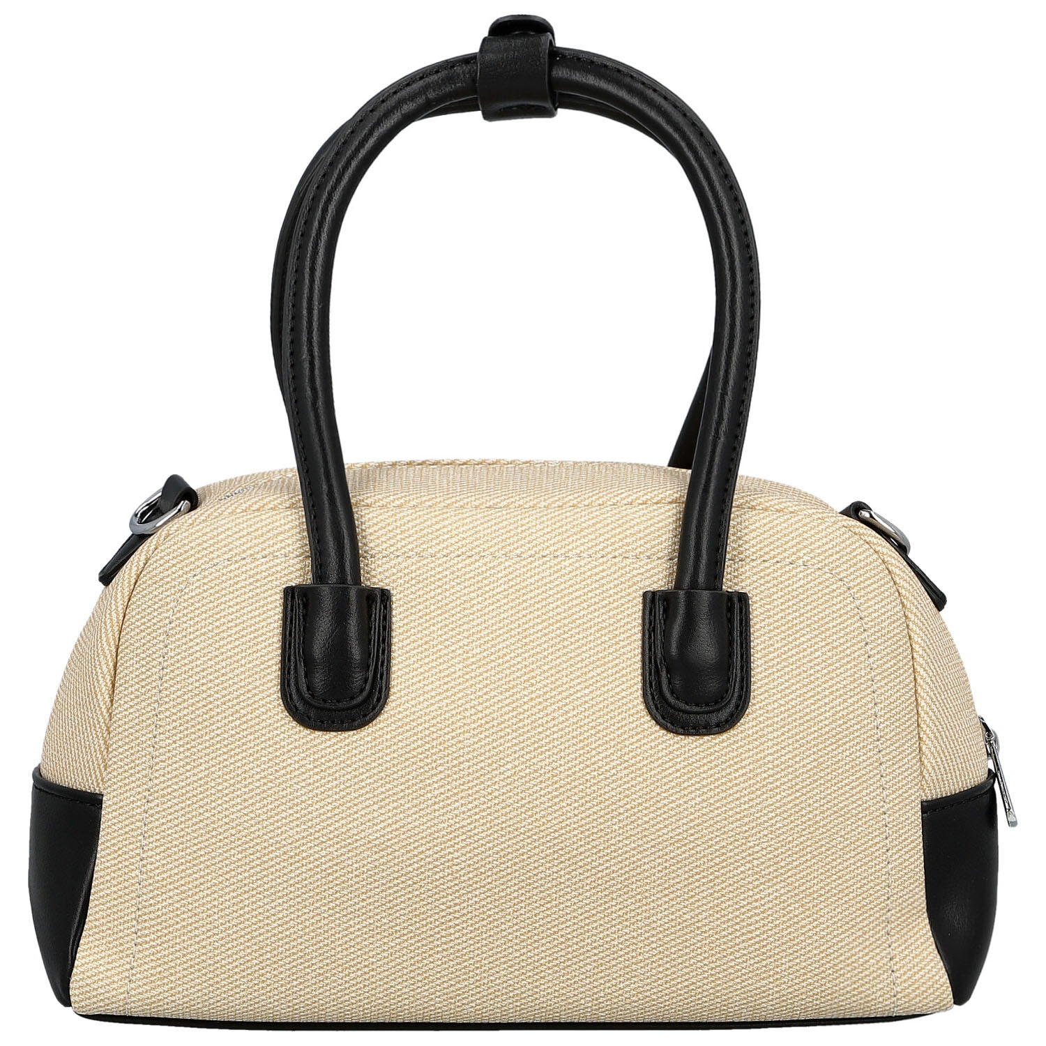 Dámska kabelka do ruky krémová/čierna - Firenze Leesha