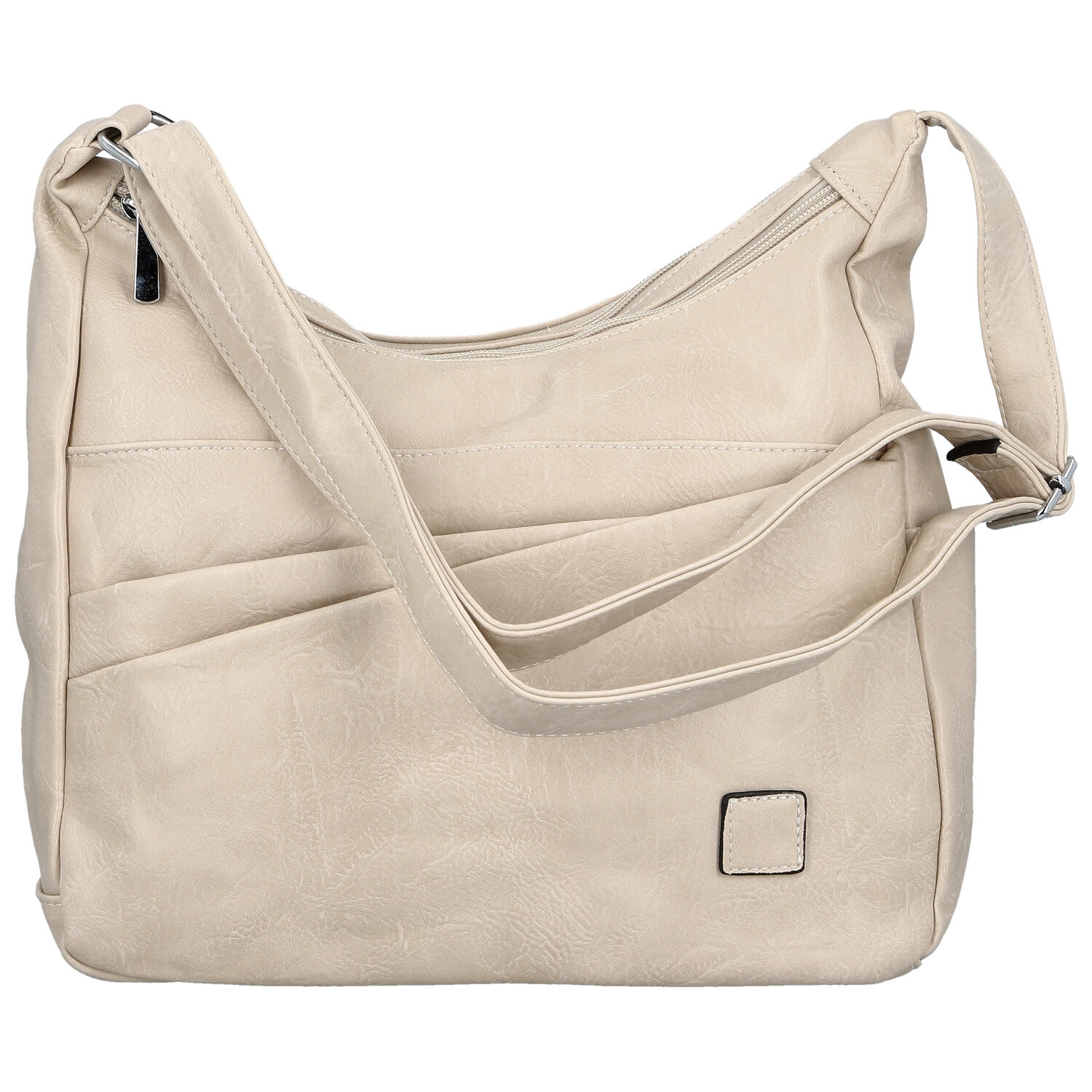 Dámska crossbody kabelka krémová - Firenze Ricco