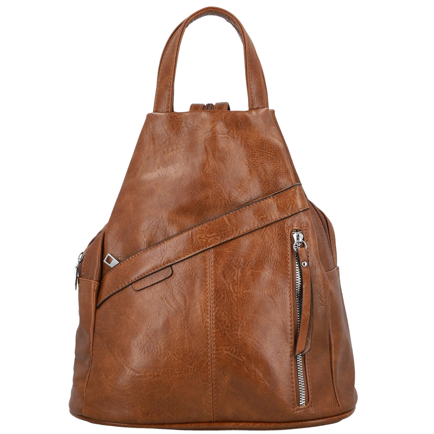 Dámsky mestský batoh hnedý - Firenze Jakey