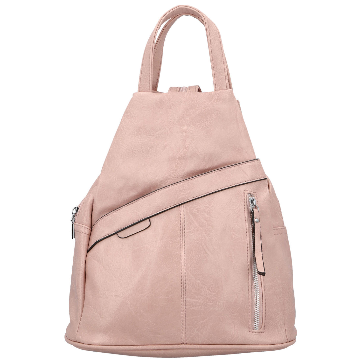 Dámsky mestský batoh svetlo ružový - Firenze Jakey