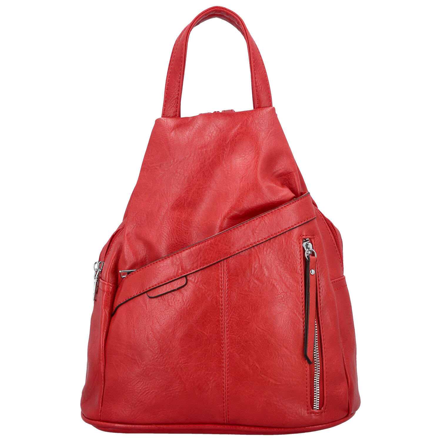 Dámsky mestský batoh červený - Firenze Jakey