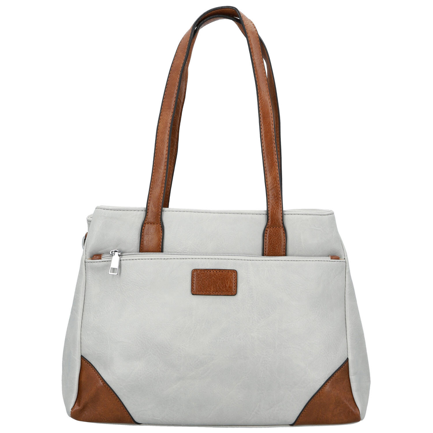 Dámska kabelka cez rameno svetlo šedá - Firenze Luisa Two