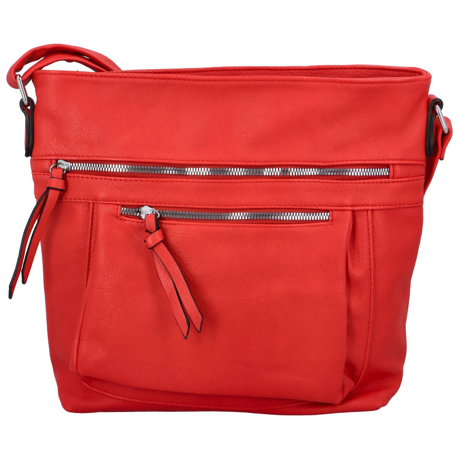 Dámska crossbody kabelka červená - Paolo bags Xanthe