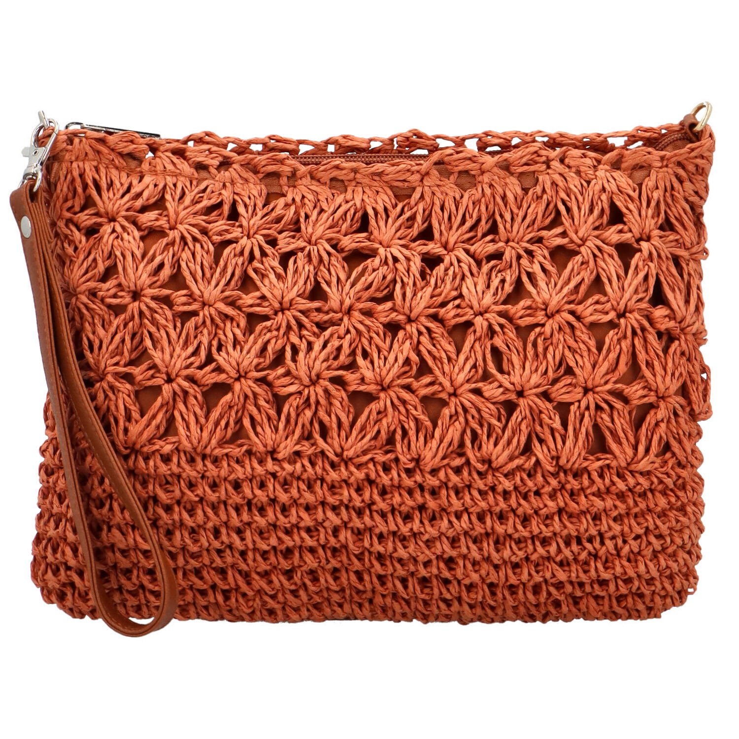 Dámska crossbody kabelka tehlovo červená - Firenze Quari