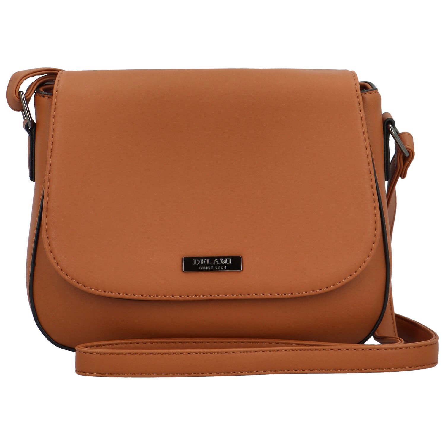 Dámska crossbody kabelka hnedá - Delami Little Charm