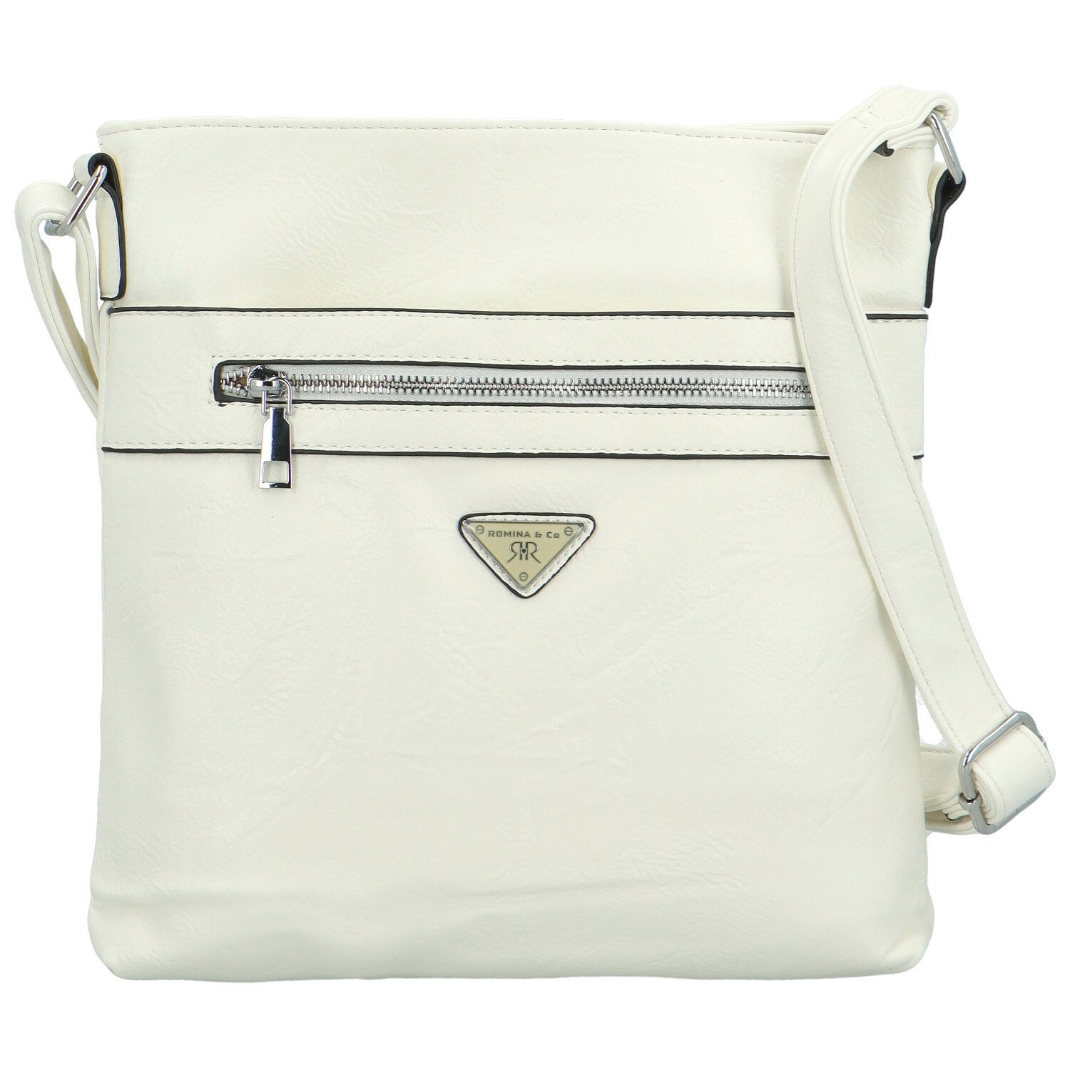 Dámska crossbody kabelka biela - Romina & Co Bags Tomai