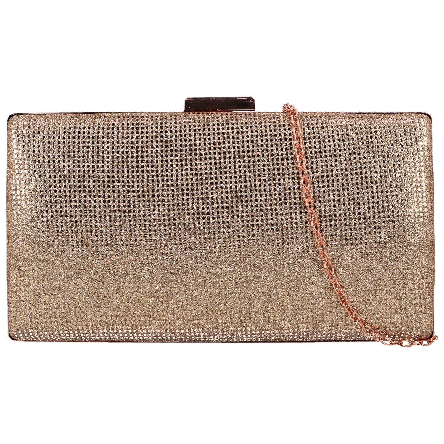 Dámska listová kabelka ružovo/zlaté - Michelle Moon Lamia Sea