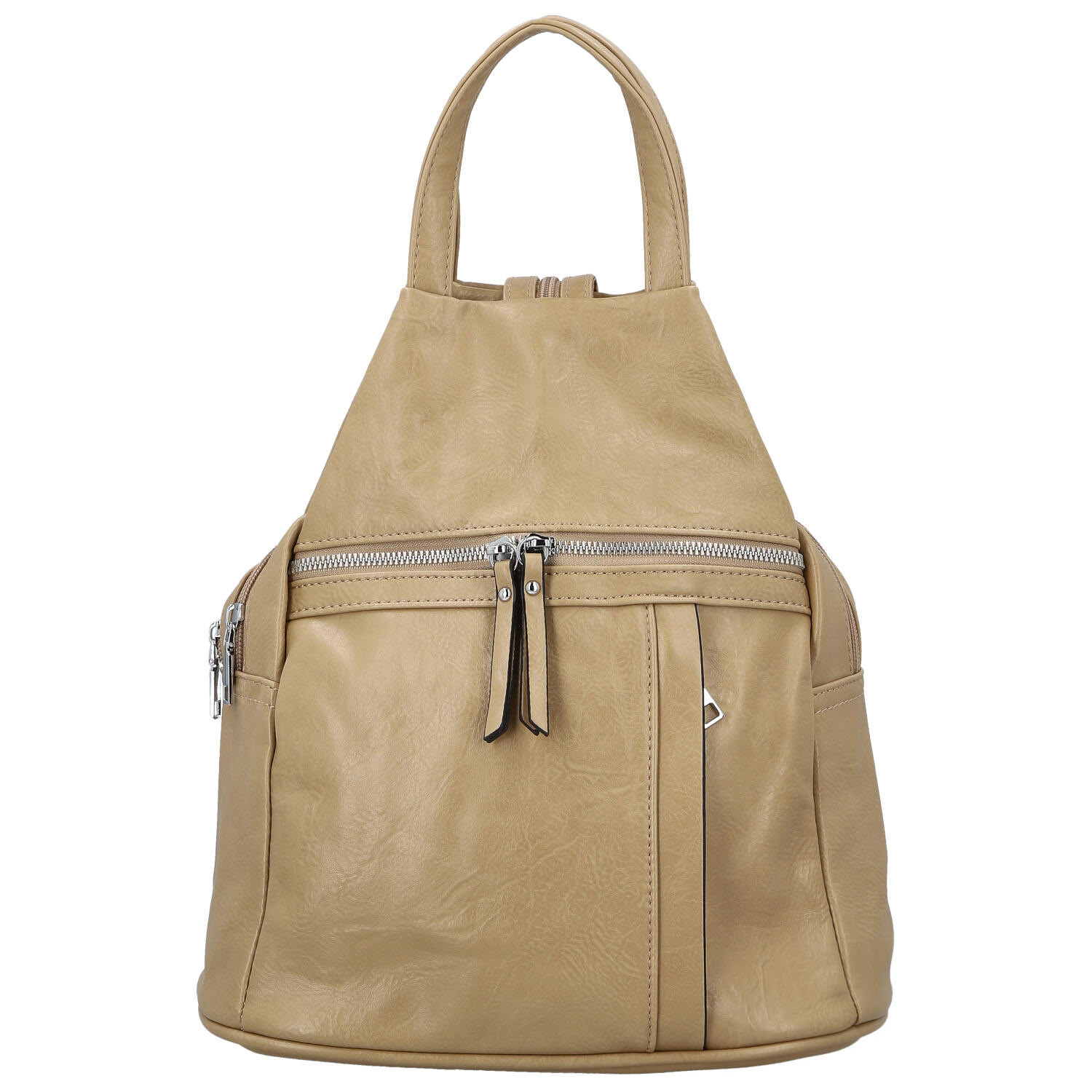 Dámsky mestský batoh tmavo béžový - Firenze Viva