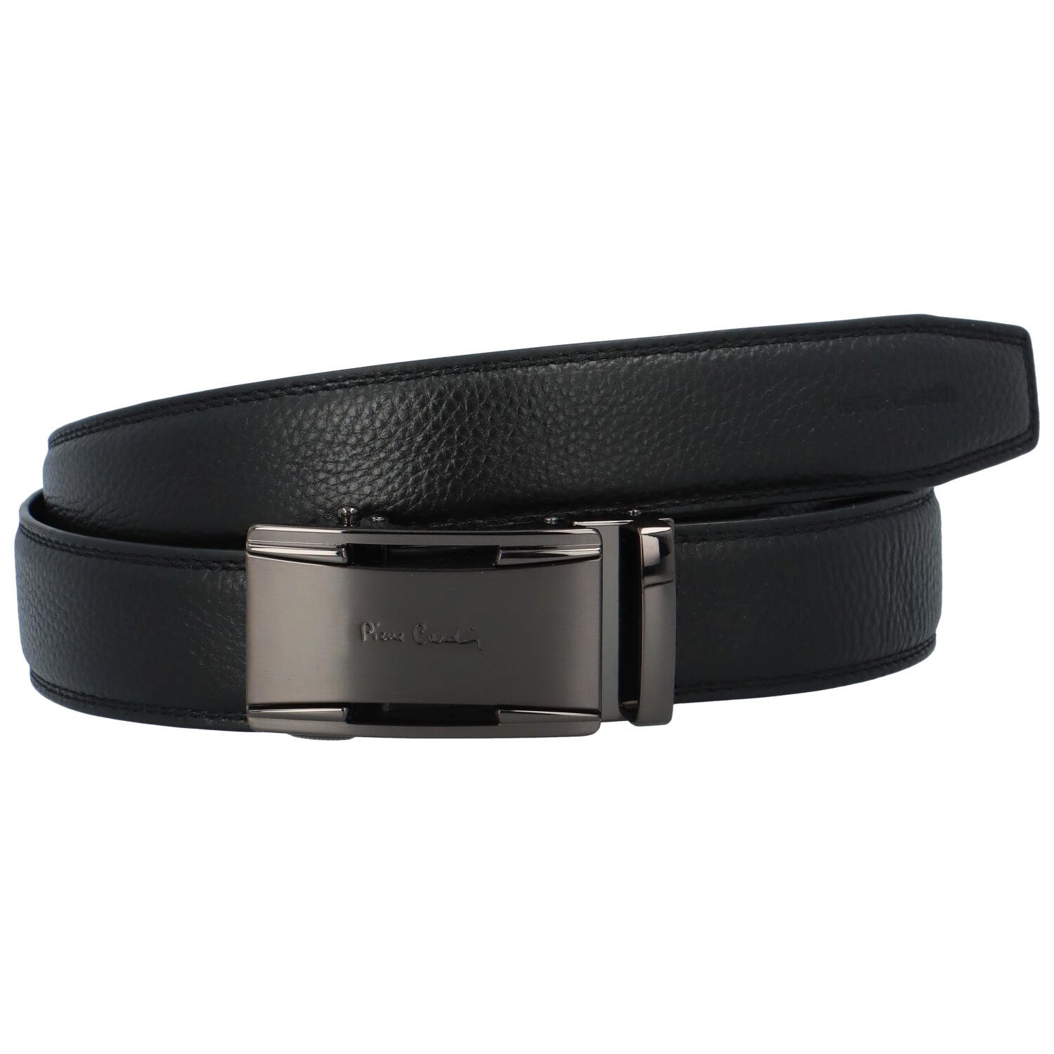 Pánsky kožený opasok čierny - Pierre Cardin HY01