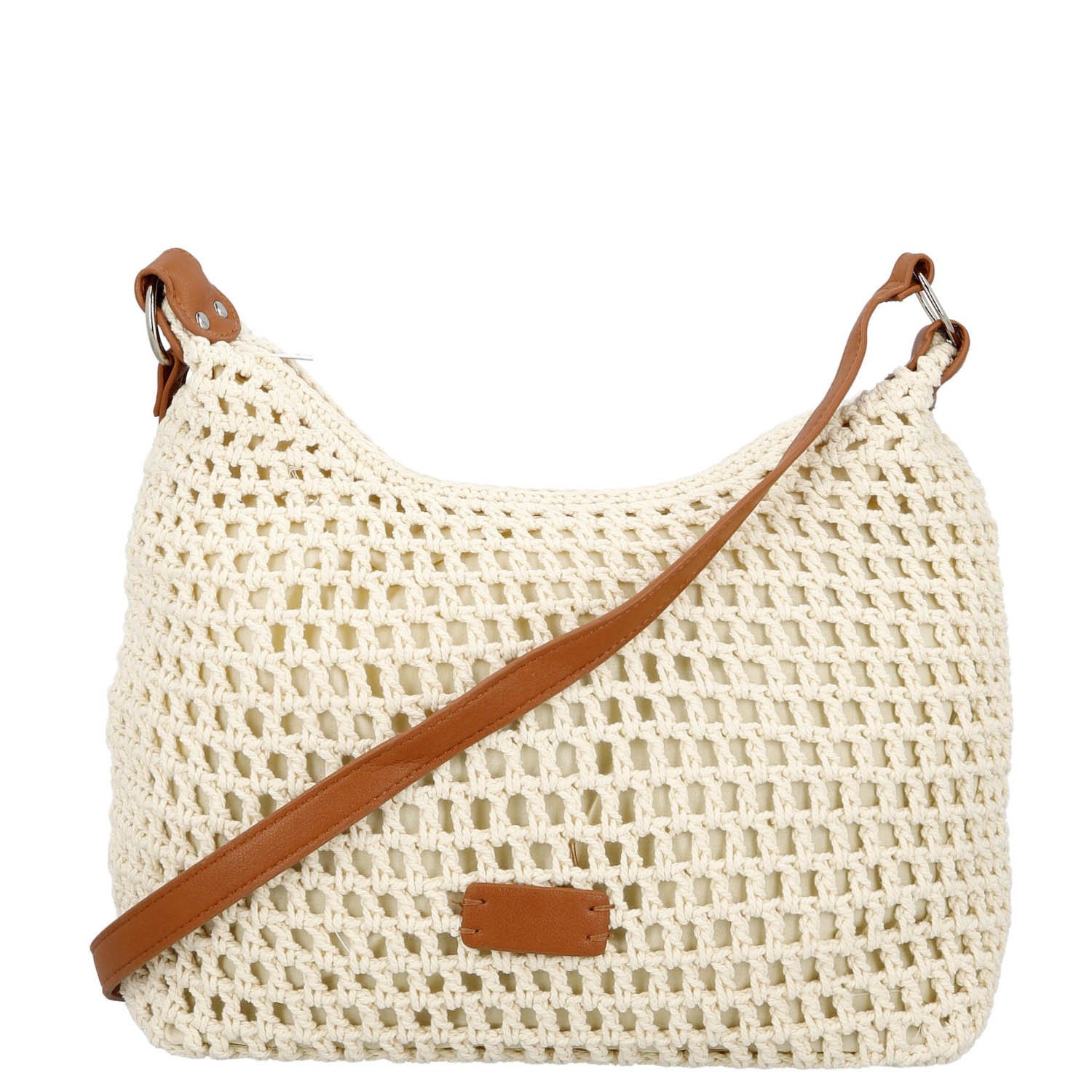 Dámska crossbody kabelka krémová - Firenze Janelle