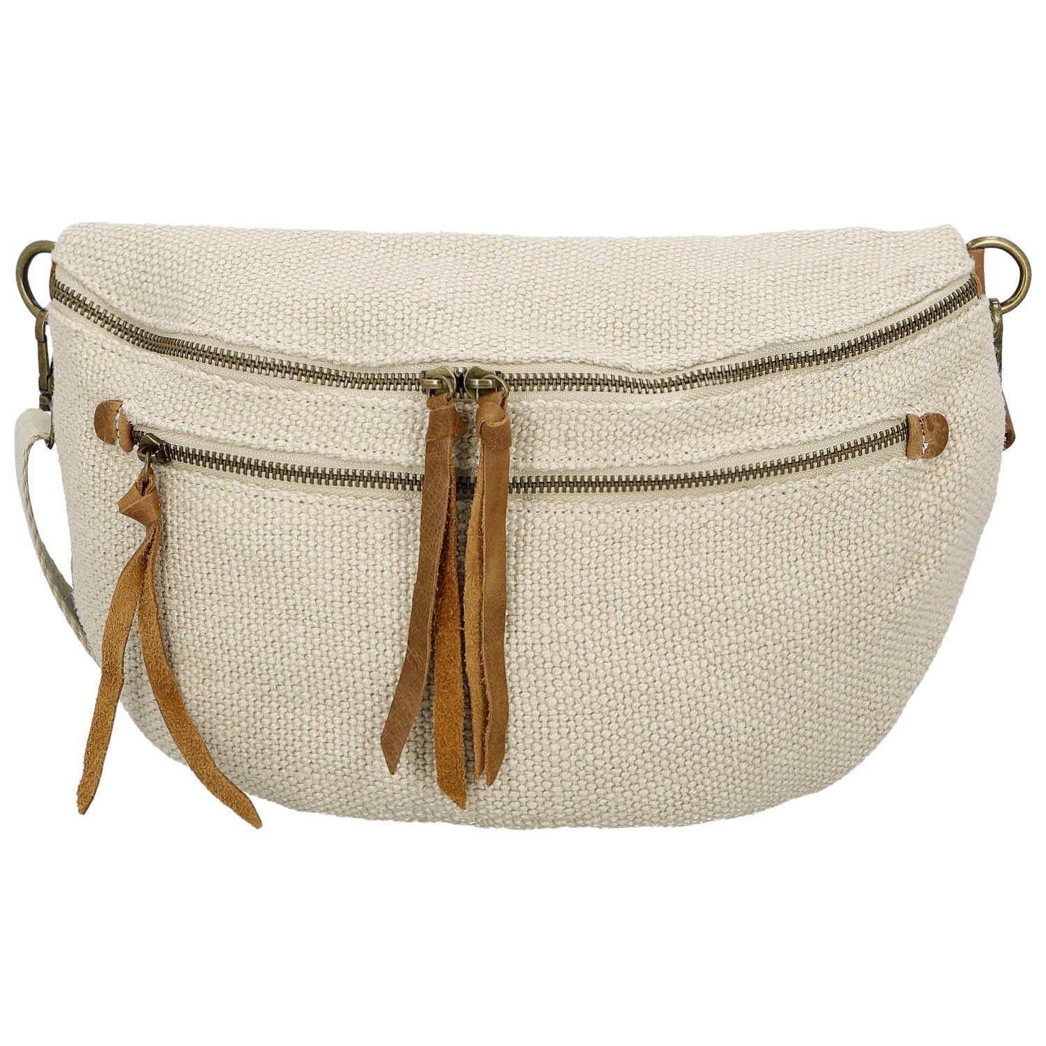 Dámska oblička krémová - Paolo bags Eloise