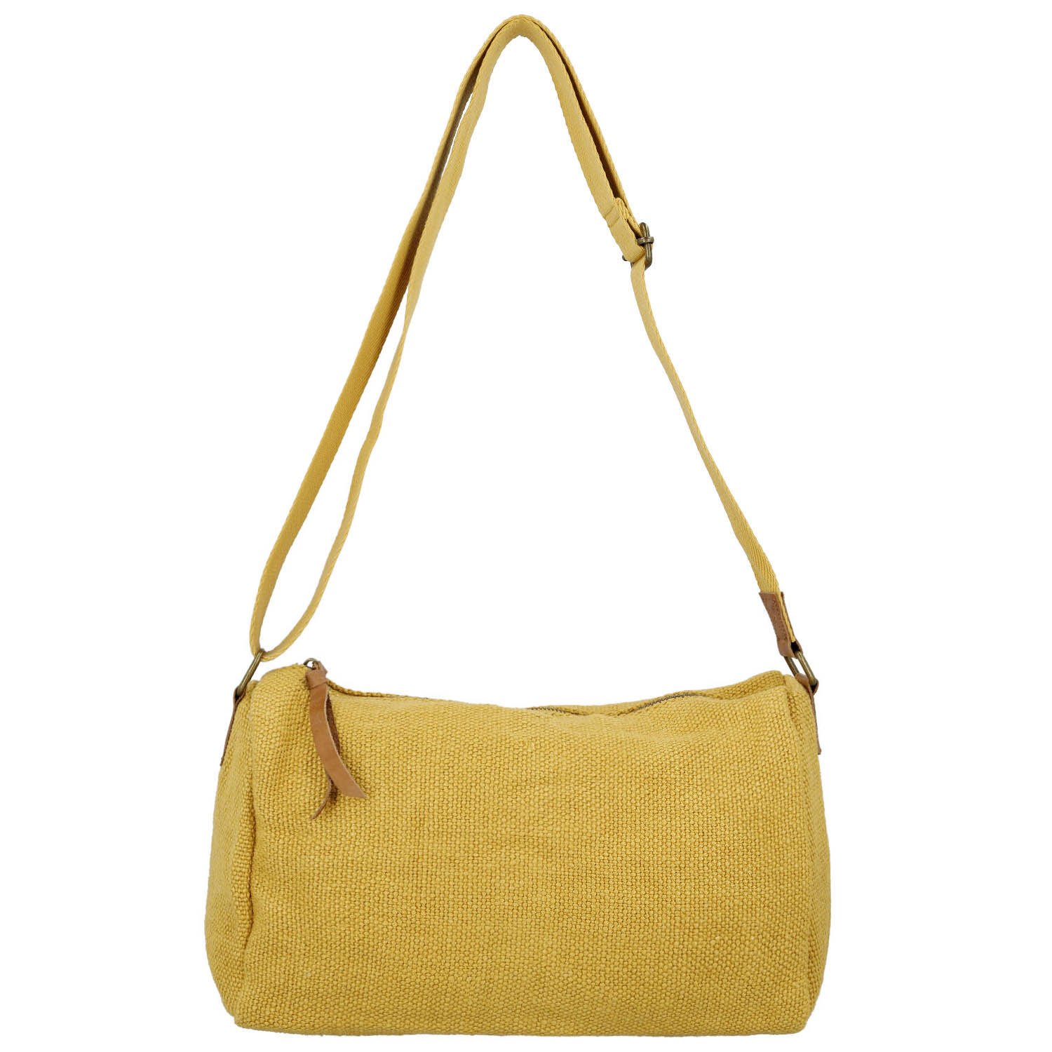 Dámska crossbody kabelka žltá - Paolo bags Lajana