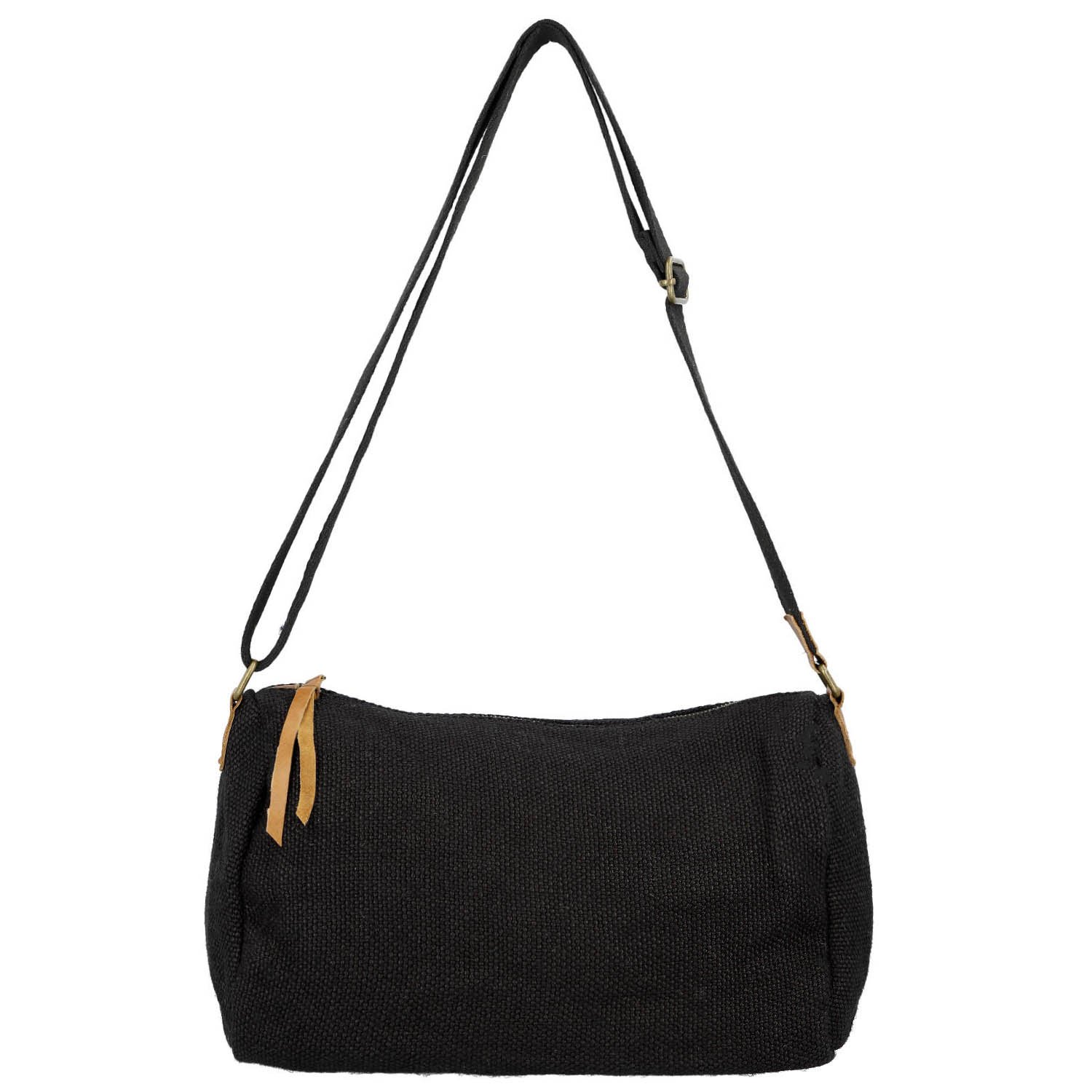 Dámska crossbody kabelka čierna - Paolo bags Lajana