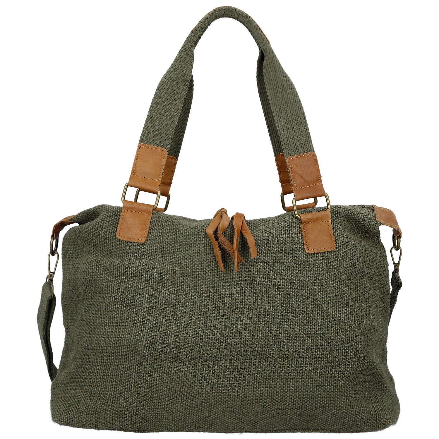 Dámska kabelka cez rameno tmavo zelená - Paolo bags Disma