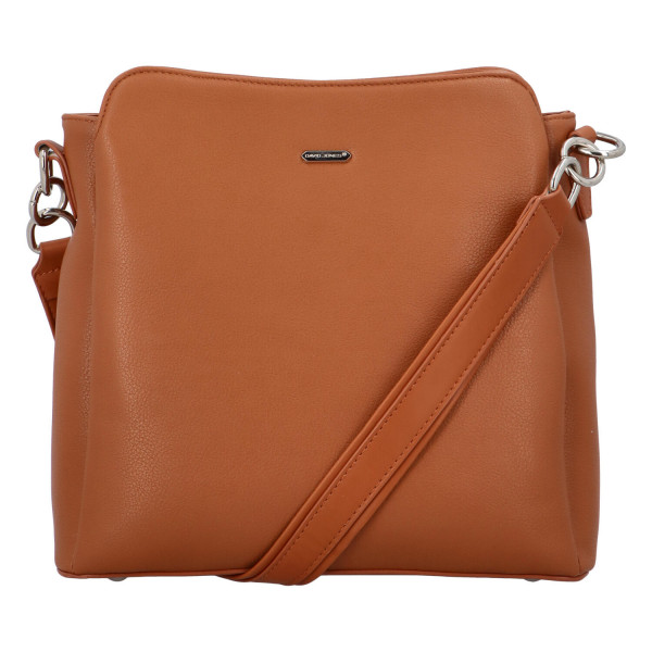 Dámska crossbody kabelka svetlohnedá - David Jones Jose