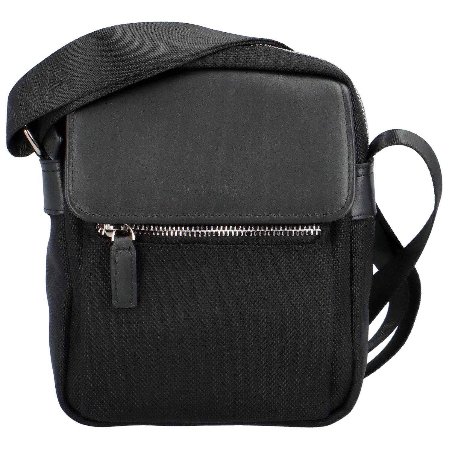 Pánska crossbody taška čierna - Katana Ferrilo Two