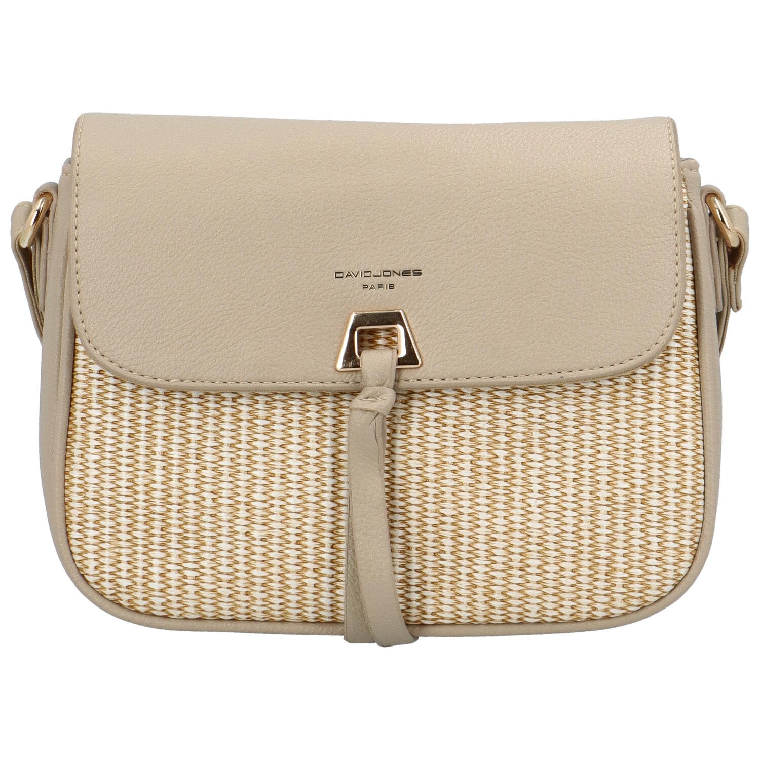 Dámska crossbody kabelka béžová - David Jones Flou