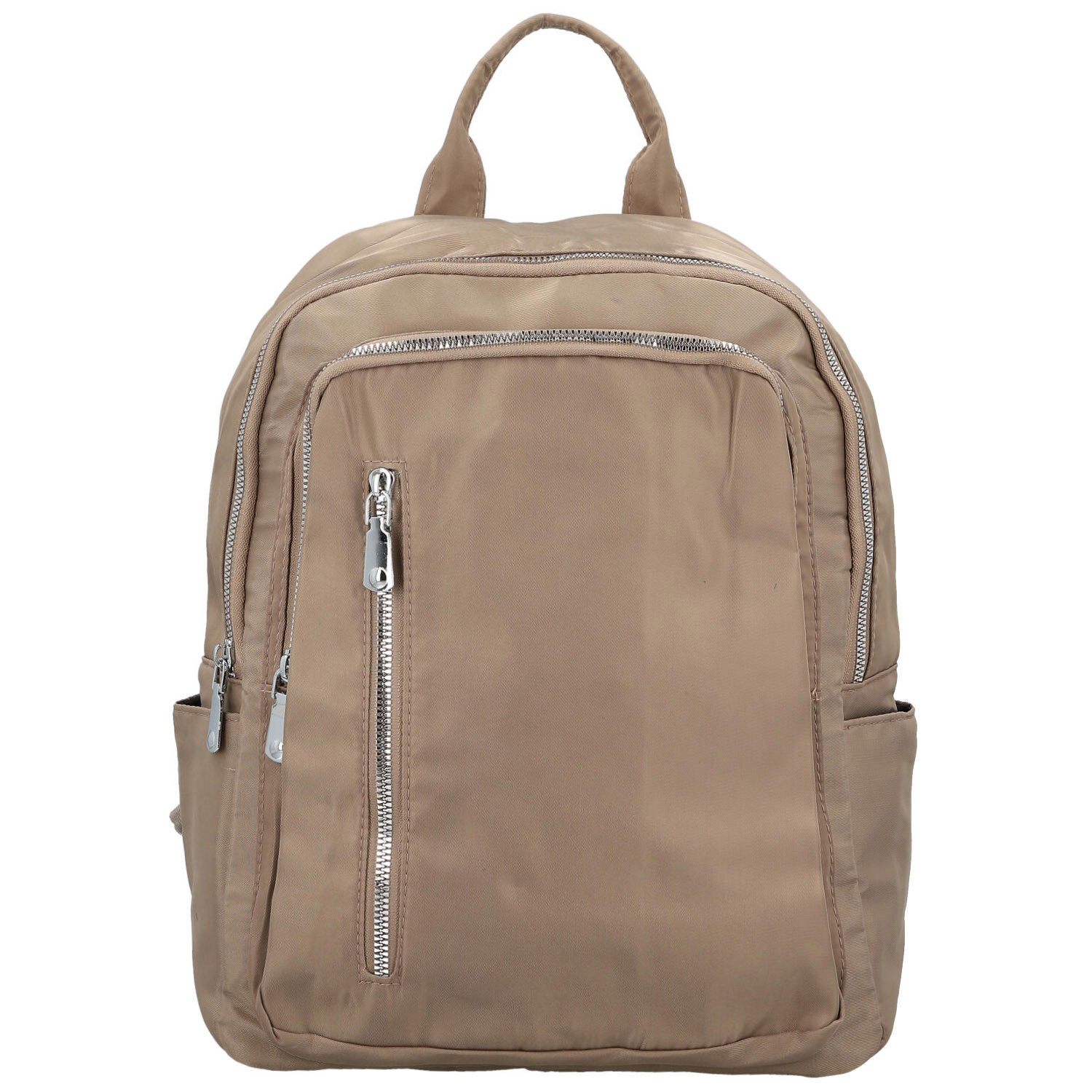 Dámsky batoh tmavo béžový - Firenze Lusso