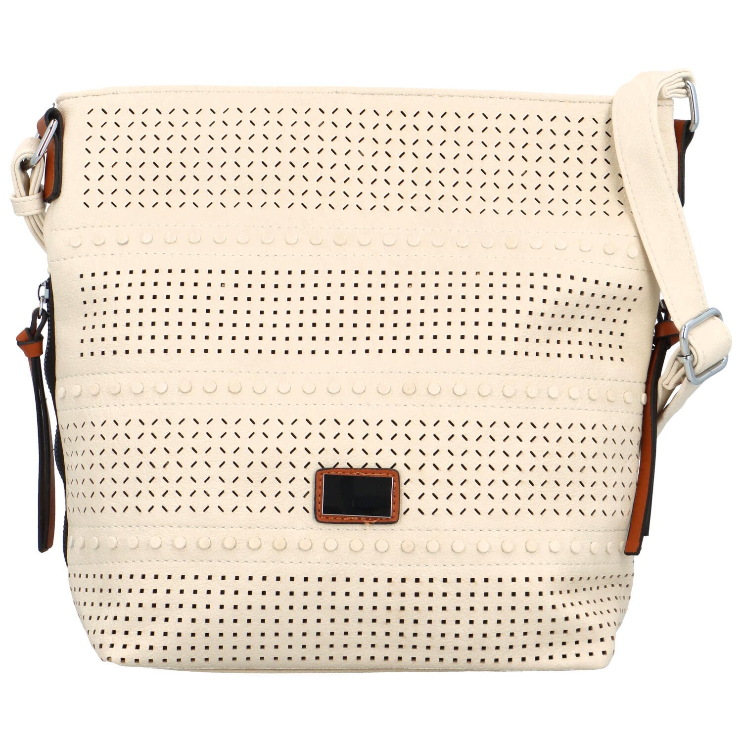 Dámska crossbody kabelka krémová - Firenze Erchisa