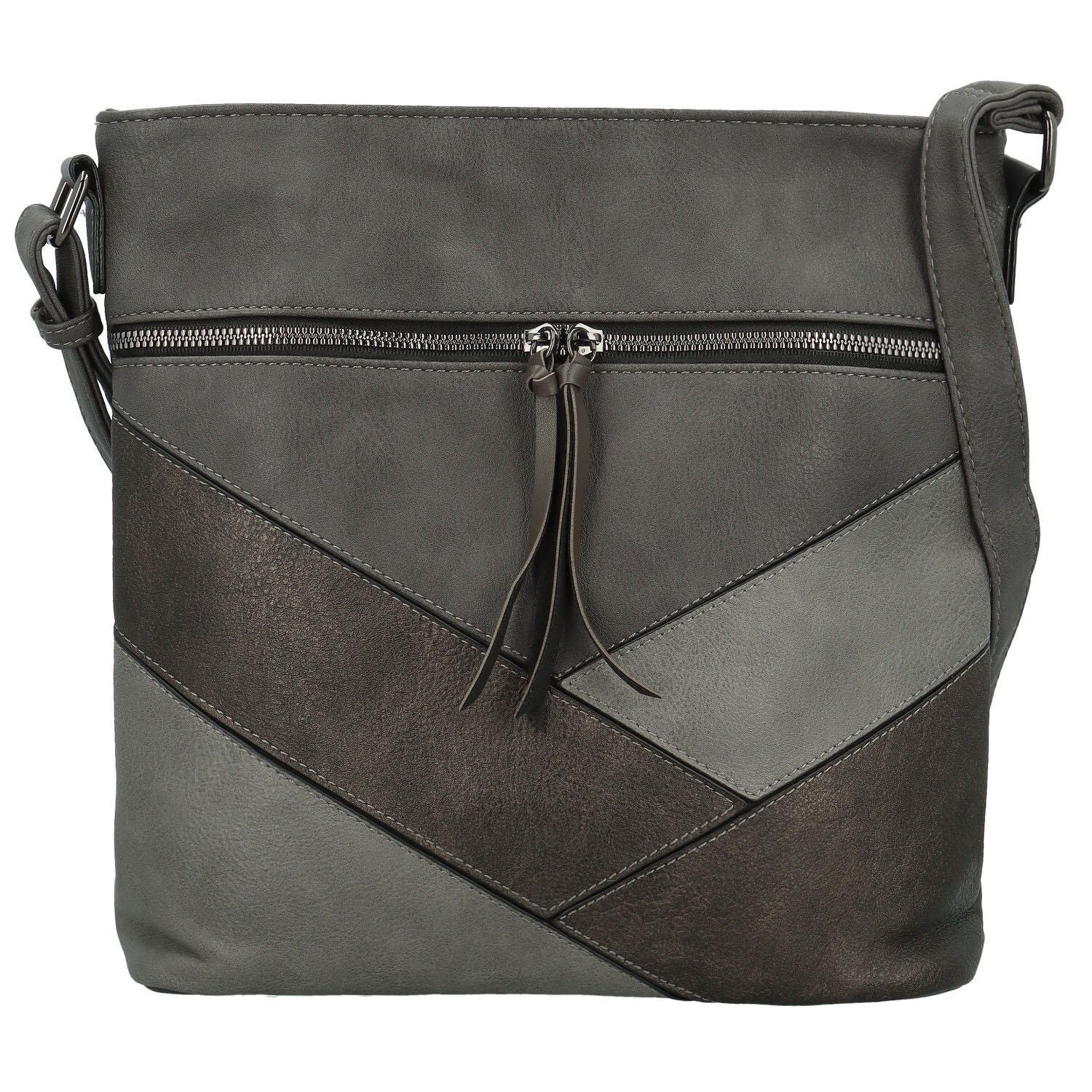 Dámska crossbody kabelka šedá - Firenze Rishi