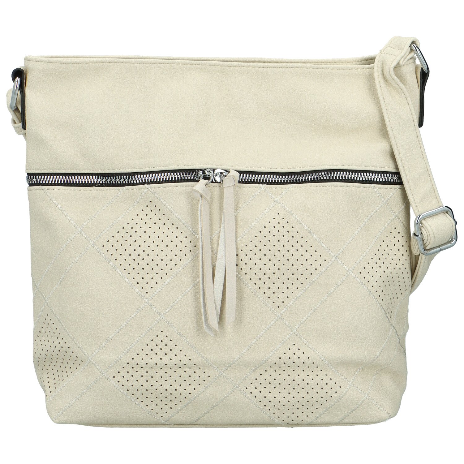 Dámska crossbody kabelka krémová - Firenze Briar