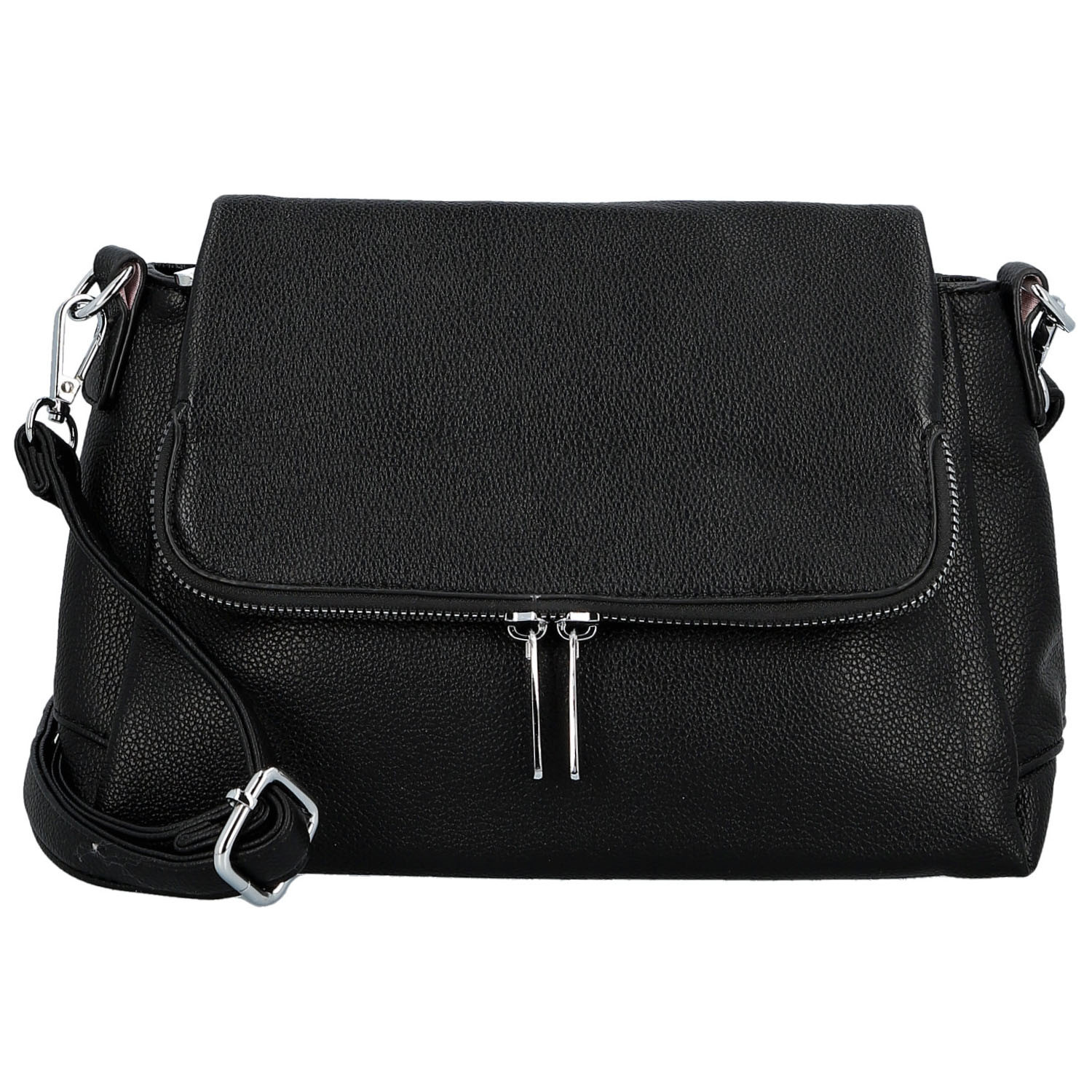 Dámska crossbody kabelka čierna - Firenze Naima