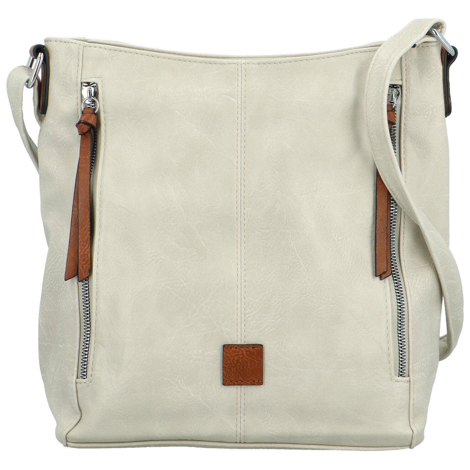 Dámska crossbody kabelka krémová - Firenze Jolie