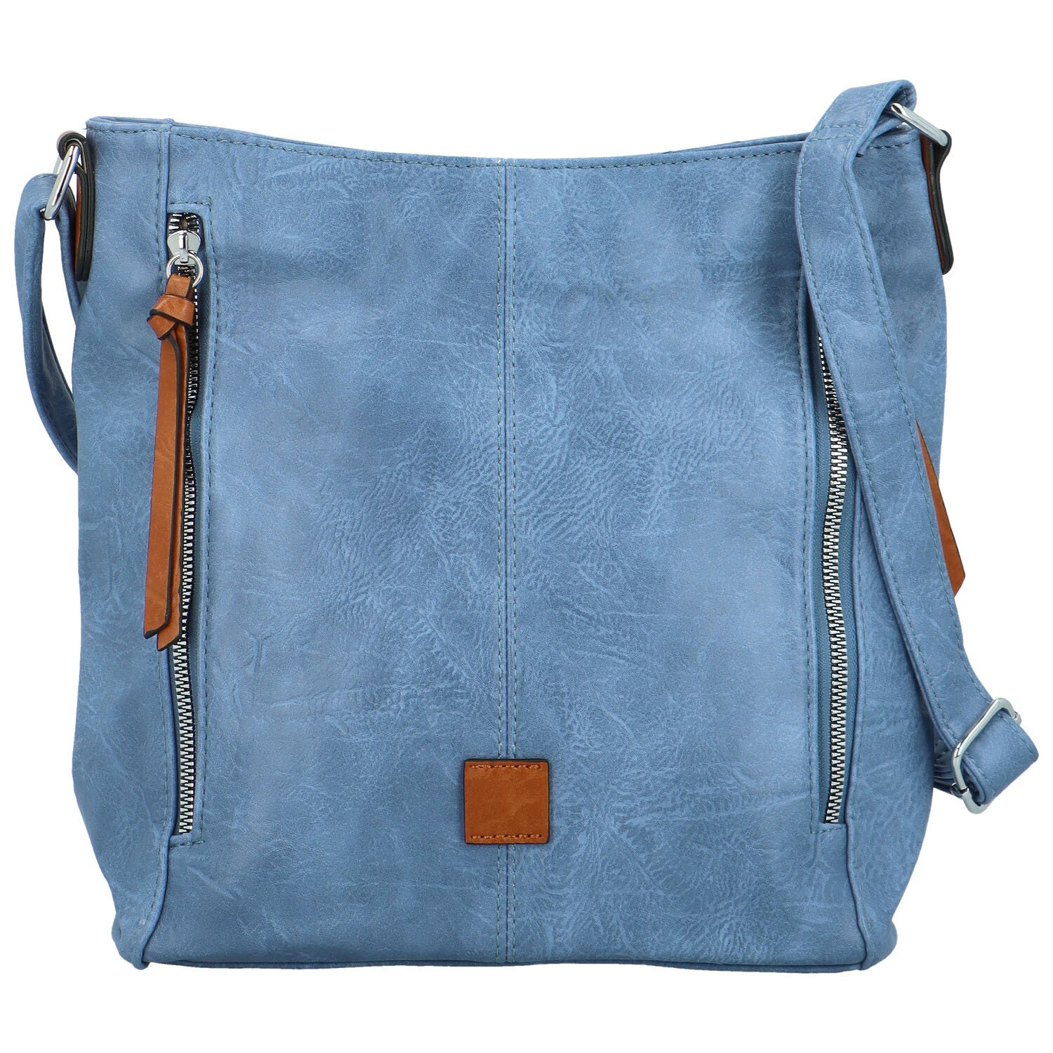 Dámska crossbody kabelka džínsovo modrá - Firenze Jolie
