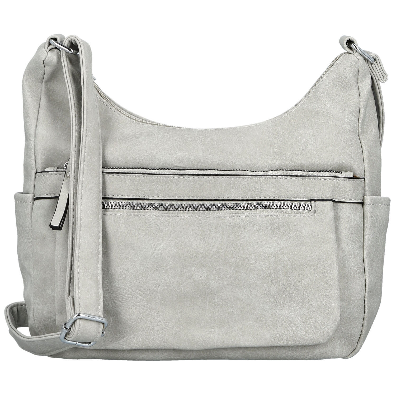 Dámska crossbody kabelka svetlo šedá - Firenze Olefis