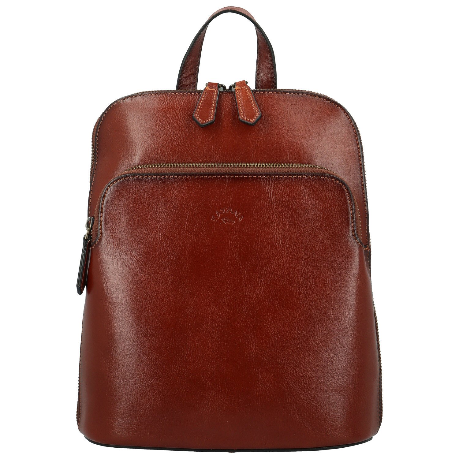 Dámsky kožený batoh hnedý - Katana Naira