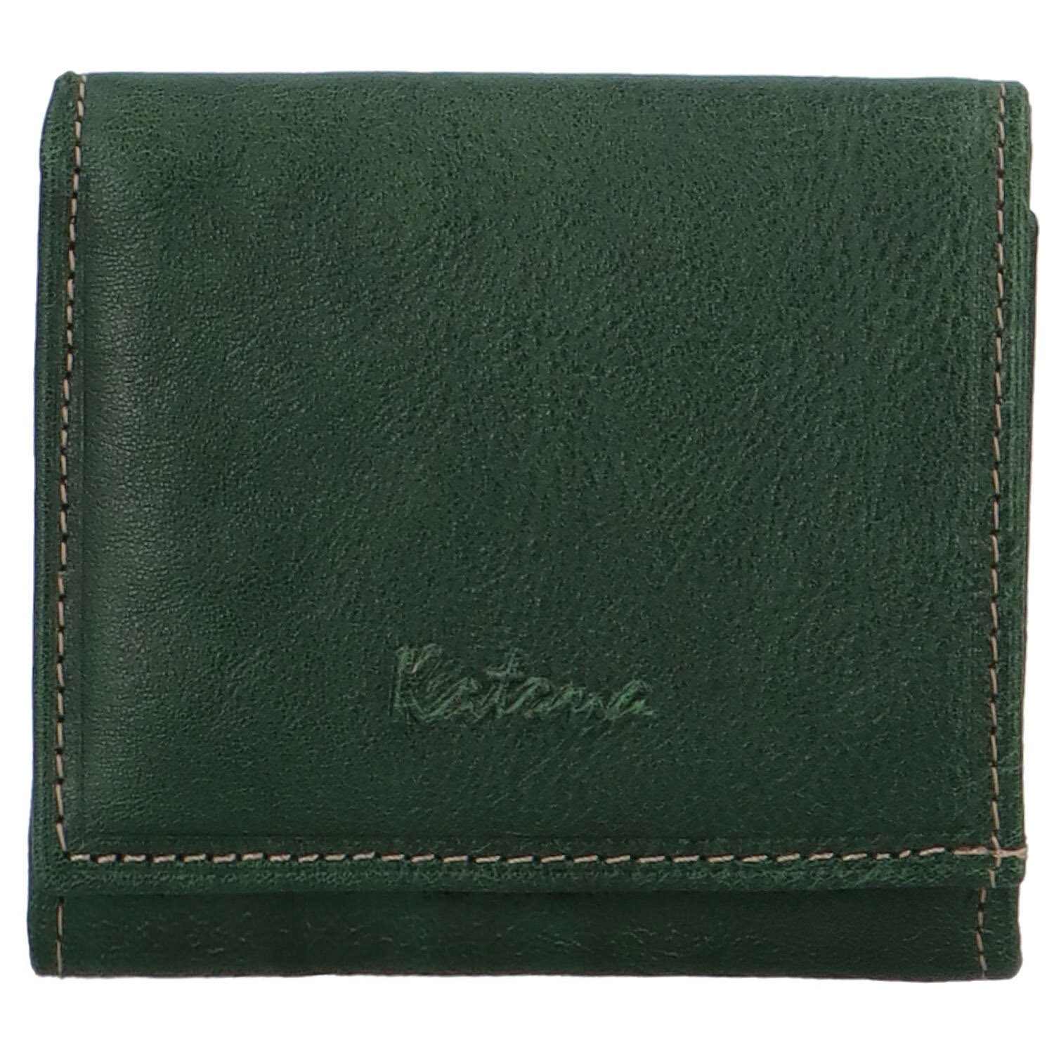Dámska kožená peňaženka tmavo zelená - Katana Triwia