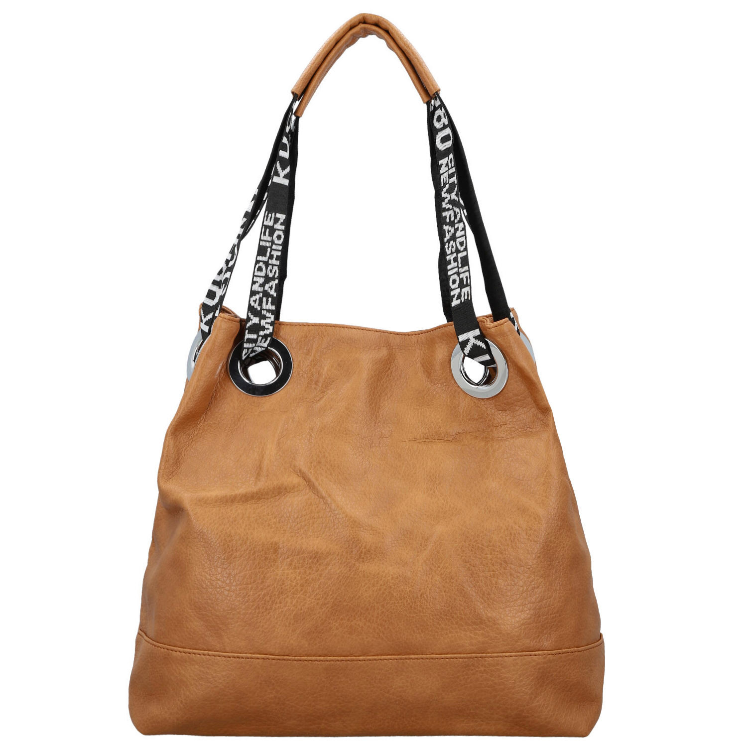 Dámska kabelka cez rameno svetlo hnedá - Firenze Version