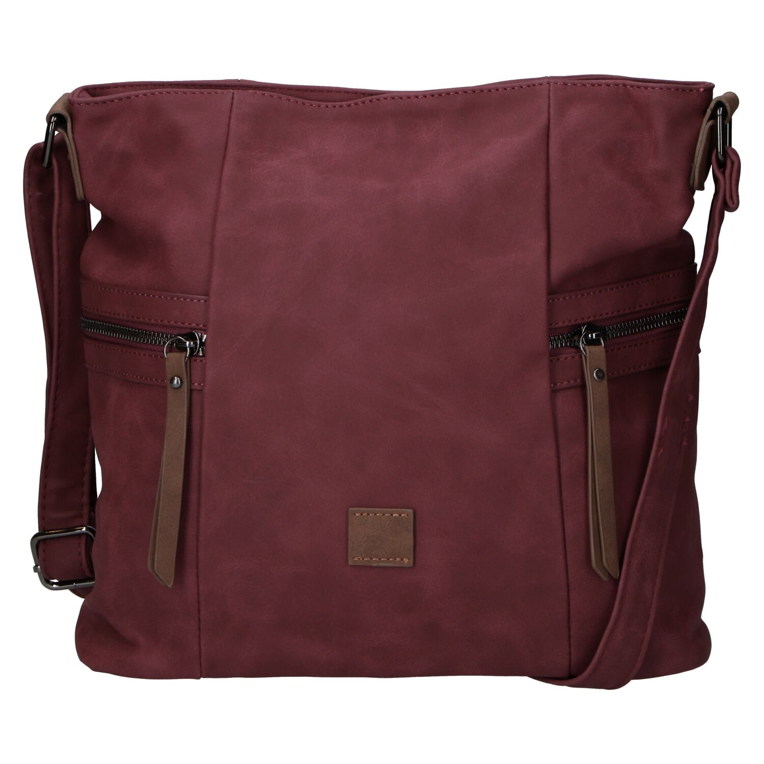 Dámska crossbody kabelka vínová - Firenze Lenah