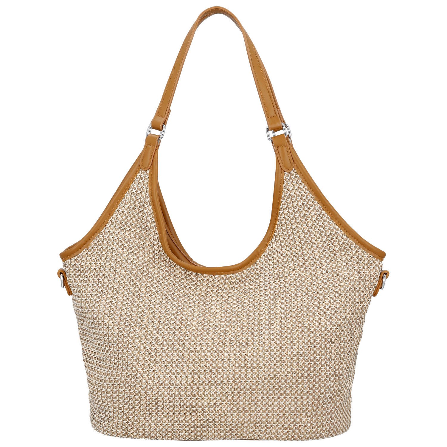 Dámska kabelka na rameno svetlo hnedá - Paolo bags River