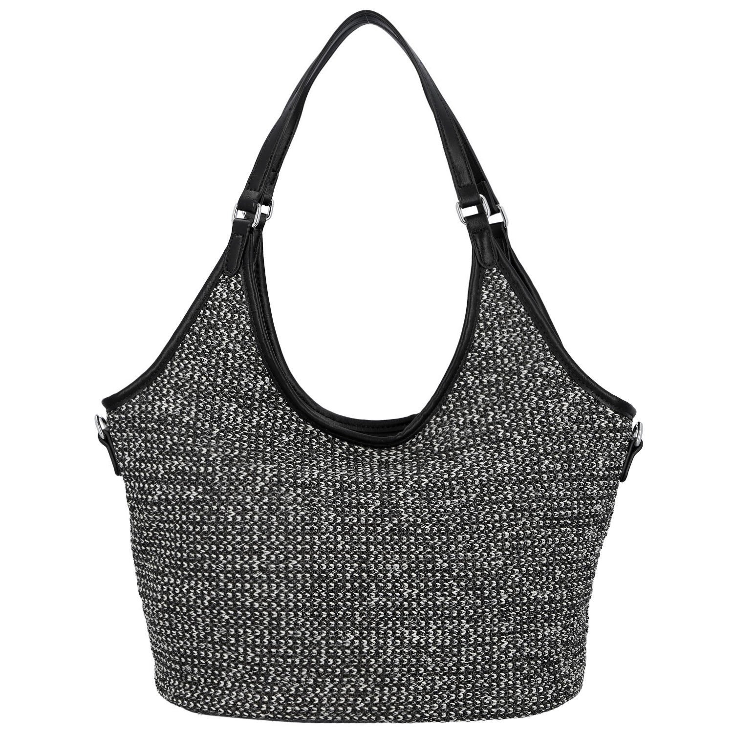 Dámska kabelka na rameno čierna - Paolo bags River