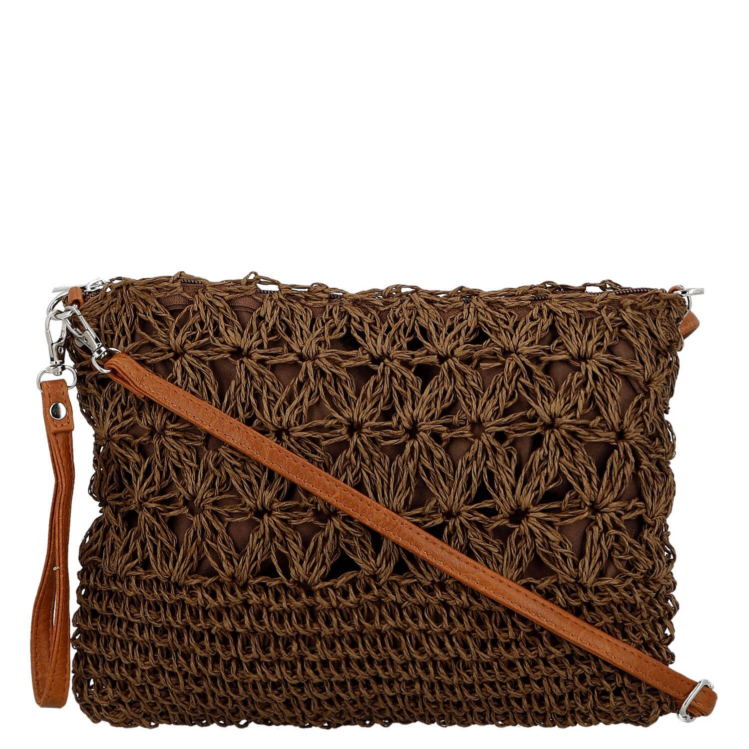 Dámska crossbody kabelka hnedá - Firenze Seiya